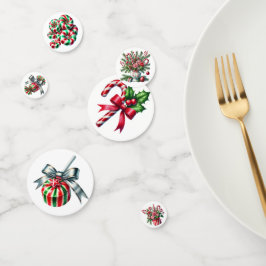 CONFETI RED AND GREEN STRIPED HOLIDAY CHRISTMAS CANDY