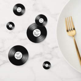 Confeti Registros del Personalizado de diseño de música de