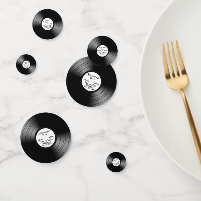 Confeti Registros del Personalizado de diseño de música de (Grupo)