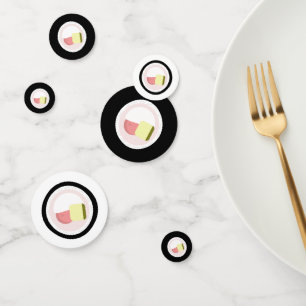 Confeti Restaurante Sushi Roll Salmon Birthday