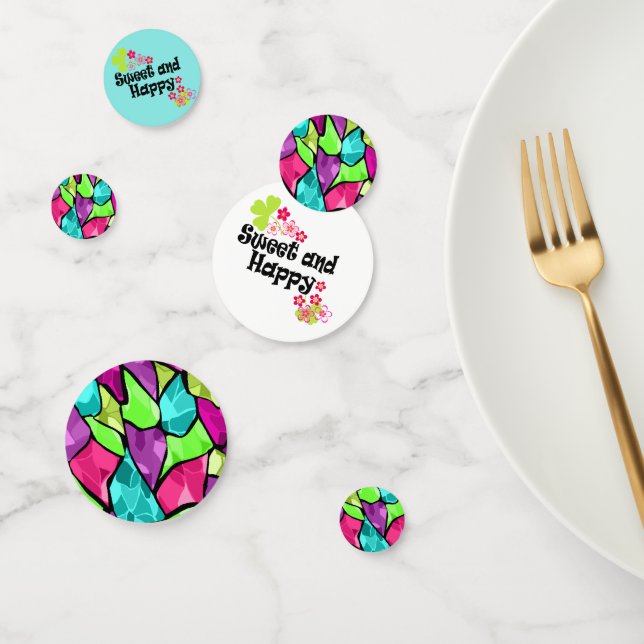 Confeti Resumen multicolor (Grupo)