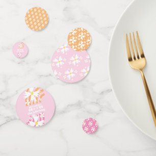 Confeti Retro Daisy Way Two Groovy Rainbow Fiesta