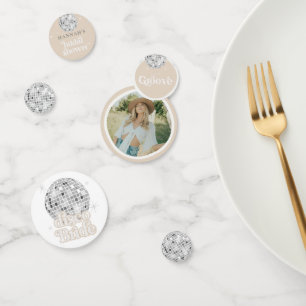 Confeti Retro Disco Ball Bridal Shower Photo