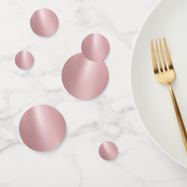 Confeti Rosa Purpurina de oro Aspecto elegante plantilla e (Grupo)