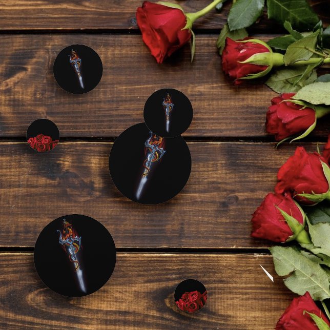 Confeti Rosas de la espada del dragón rojo (Subido por el creador)