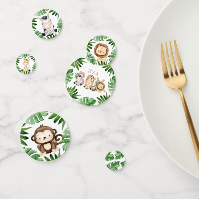 Confeti Safari de la jungla es un niño Baby Shower (Grupo)