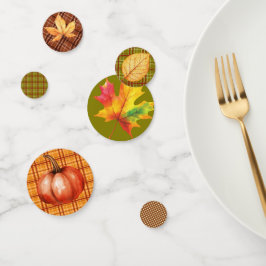 Confeti Saltos de otoño y Gingham