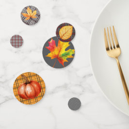 Confeti Saltos de otoño y Gingham