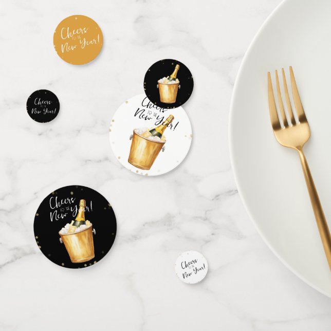 Confeti Saludos al Año Nuevo (Grupo)