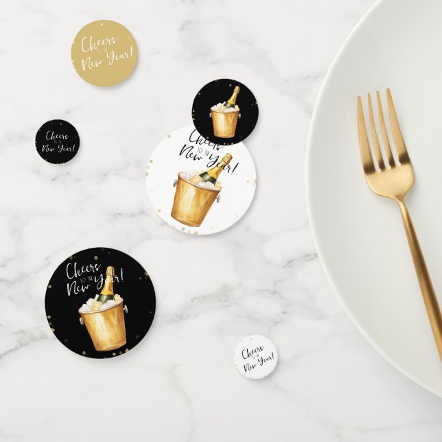 Confeti Saludos al Año Nuevo (Grupo)