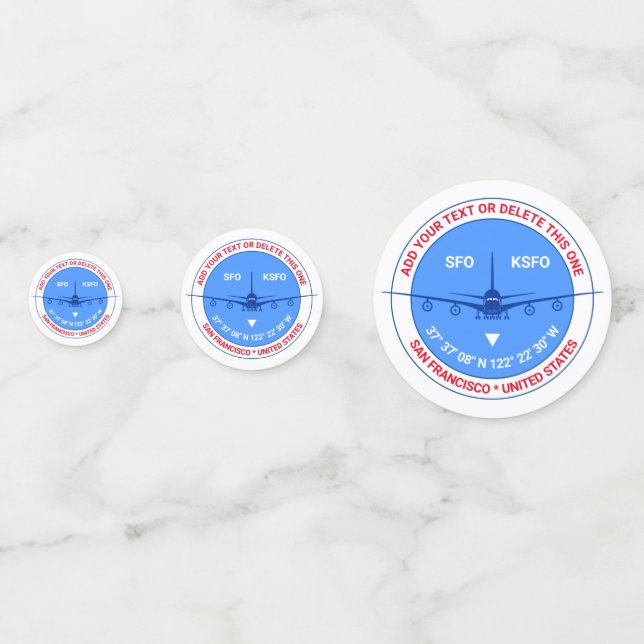 Confeti San Francisco, Estados Unidos, Personalizable fest (Anversos)