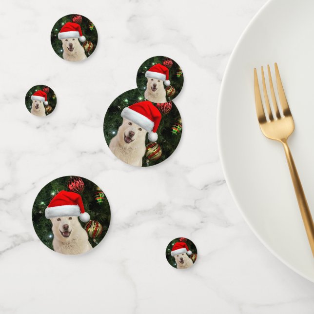 Confeti Santa Paws - Crystal the Husky Dog Navidades (Grupo)