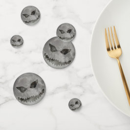 Confeti Scary Jack O Lantern Halloween Moon