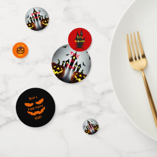 Confeti Seamos espeluznantes Feliz Halloween Jack 'o Lante