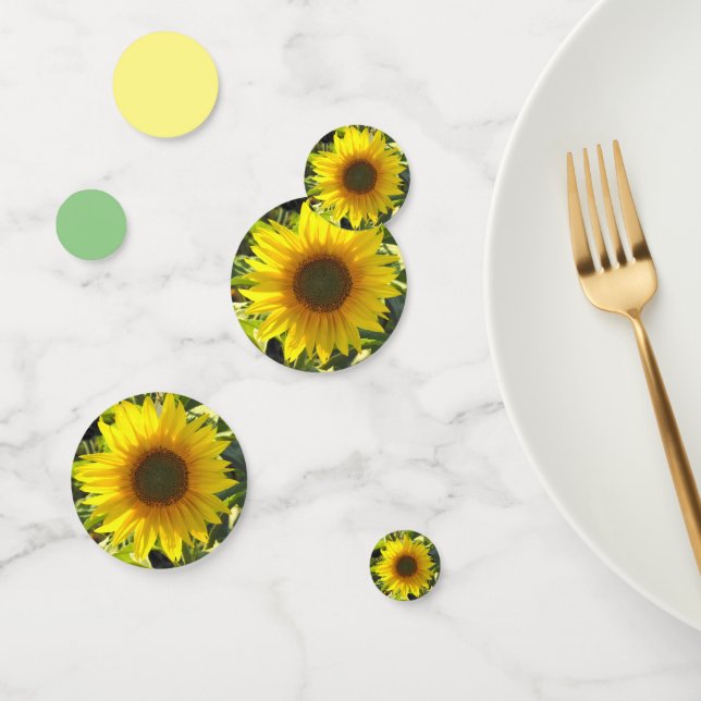 Confeti Sensación de girasol (Grupo)