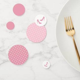 Confeti Si el zapato encaja en rosa