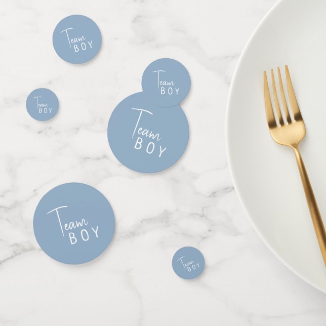 Confeti Simple y moderno equipo Baby Shower (Grupo)