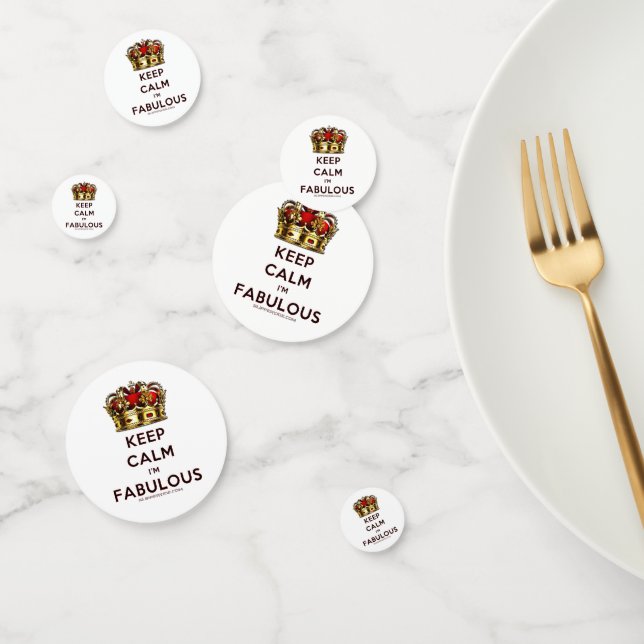 Confeti SlipperyJoe's mantiene la calma fabulosa y especta (Grupo)