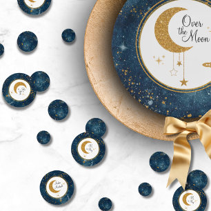 Confeti Sobre el tema del espacio lunar Baby Shower