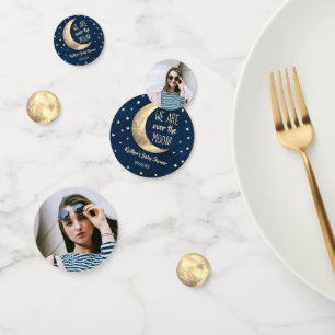 Confeti Sobre la luna   Foto de Baby Shower
