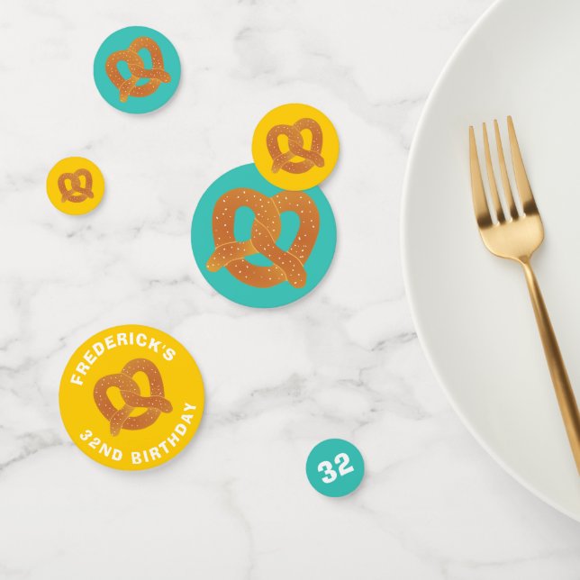 Confeti Soft Pretzel Birthday Party (Grupo)