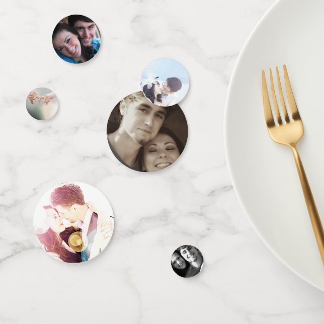 Confeti Su foto aquí Boda, graduación, cumpleaños (Grupo)