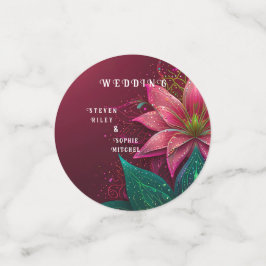 Confeti Suite de Invitación de Boda Floral de Lujo