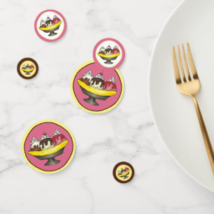 Confeti SUNDAE FUNDAR Banana Split Ice Cream Social