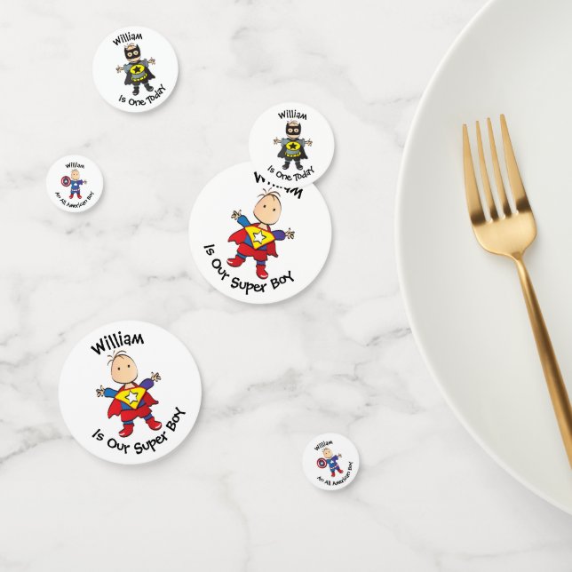 Confeti Super Heroes Super Boy Primera Mesa de Fiesta de C (Grupo)