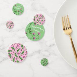 Confeti Sweet Pea Cute Primer Fiesta de Cumpleaños