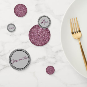 Confeti Tabla Confetti-Boda Purpurina Mix