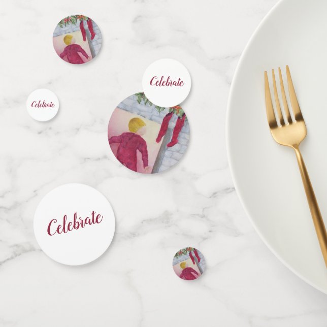 Confeti TABLA DE CHIMENEA DE LOS navidades (Grupo)