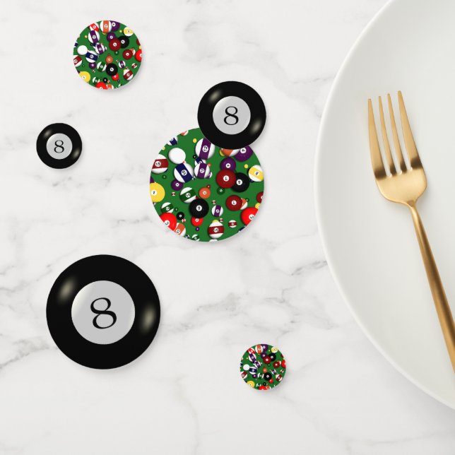 Confeti Tablefetti - Billetes y 8 bolas (Grupo)