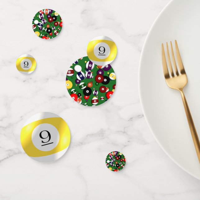 Confeti Tablefetti - Billetes y 9 bolas (Grupo)