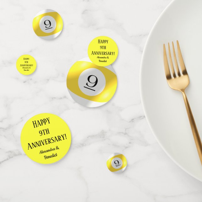 Confeti Tablefetti - Nueve bolas (Grupo)