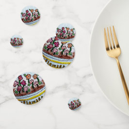 Confeti Tazón de flores