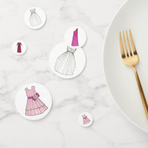 Confeti TEAM BRIDE Briding Party Bridesmaid Flowergirl Gow