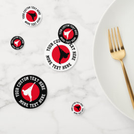 Confeti Tema de artes marciales karate Concurso de cumplea