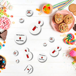 Confeti Tema del bombero blanco Cumpleaños niño bilingüe