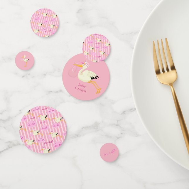 Confeti Tema del chica de Baby Shower (Grupo)