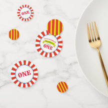 Tema del Fiesta del primer cumpleaños de Circus Cu