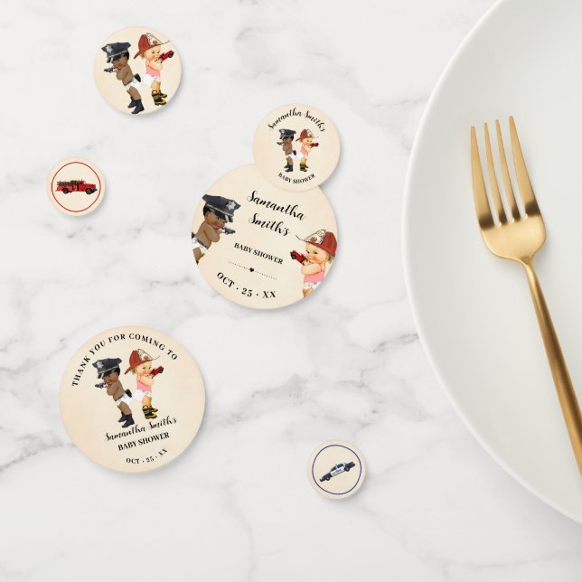 Confeti Thank You for Coming Little Recruit Baby Shower (Grupo)