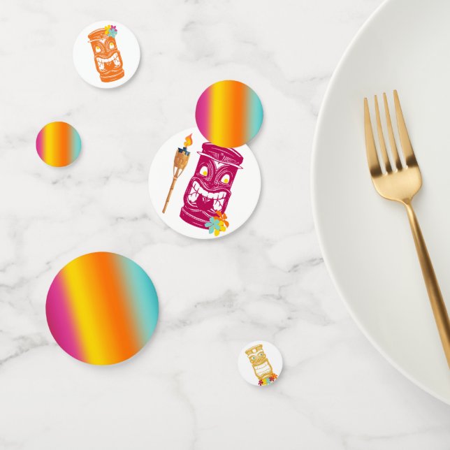 Confeti Tiki Totems (Grupo)