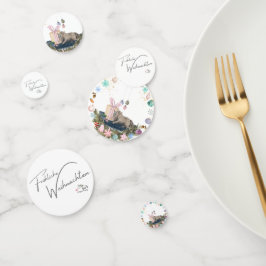 Confeti Tisch Konfetti Weihnachtsmotiv mit Pferd