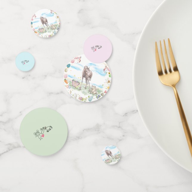 Confeti Tischdekoration, Osterdekoration Konfetti (Grupo)