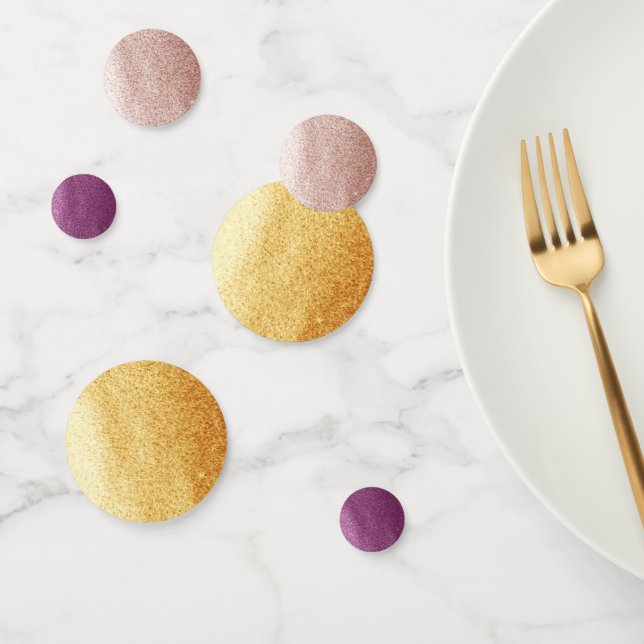 Confeti Tonos de joyas mezclados (Grupo)