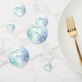 Confeti Tortugas marinas Baby Shower bajo el mar