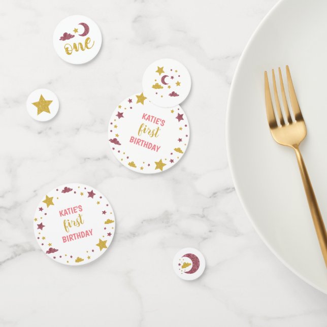 Confeti Twinkle Twinkle Little Star First Birday (Grupo)