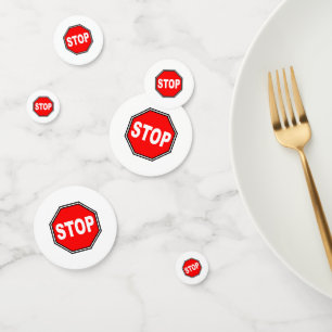 Confeti Typical Stop Sign