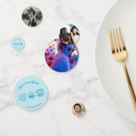 Confeti Última foto de decorador de Bachelorette Party